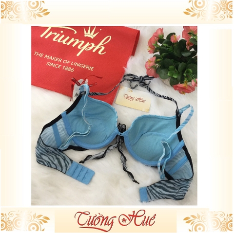 SALE SALE SALE - Áo lót nữ Triumph Miss Crazy 03 WHU sọc vằn nâng nhẹ.