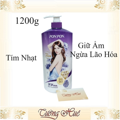 Sữa Tắm Nữ Pon Pon Đài Loan Nhiều Mùi - 1200g