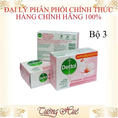 Xà Phòng Dettol Kháng Khuẩn Replenishing Soap - 100g