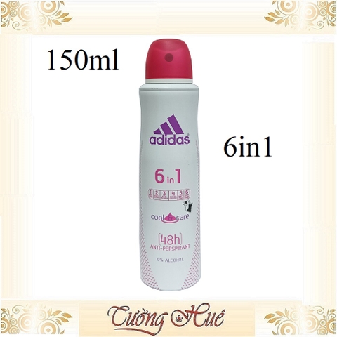 Xịt khử mùi nữ Adidas Anti-Perspirant - 150ml ( Nhiều mùi lựa chọn )