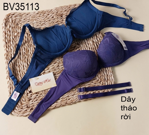 Áo lót nữ Bon Bon BV35113 mút dầy phối ren.