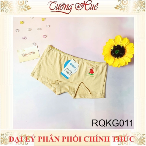 Quần lót bé gái Relax RQKG011 6T-11T quần dạng đùi chất cotton mềm màu trơn họa tiết nhỏ xinh.