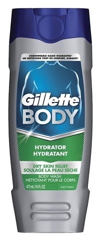 Sữa Tắm Nam Cho Da Khô Gillette Body Hydrator Dry Skin Body Wash - 473ml - Xanh lá.