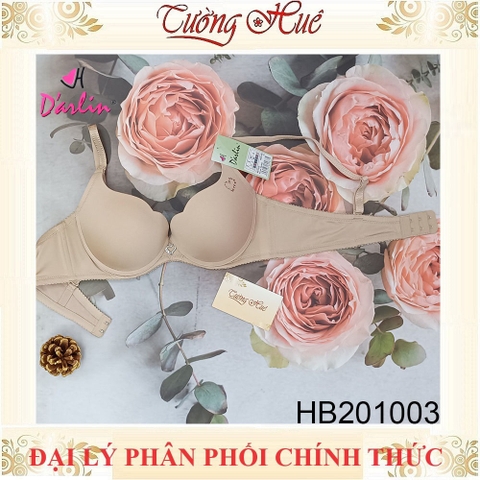 Áo lót nữ Darlin HB201003 trơn mút dày nâng.