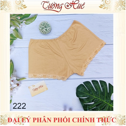 Quần Đùi Mặc Váy Cosy 222 Quần mặc váy chất cotton mềm phối ren viền