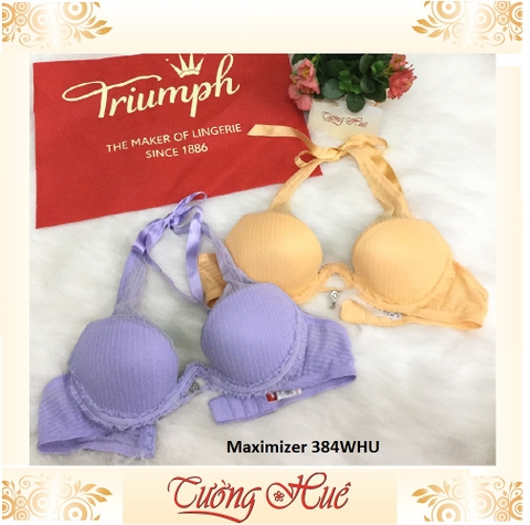 SALE SALE SALE - Áo lót nữ Triumph Maximizer 384 WHU áo ngực xẻ V dây buộc cổ.