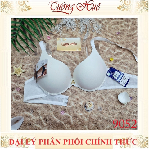 Áo Lót Nữ Đài Loan Aseity 9052 Trơn Có Gọng Mút Đệm 3cm Bản Lưng Vừa Dây Bản Liền 2 Móc Cài