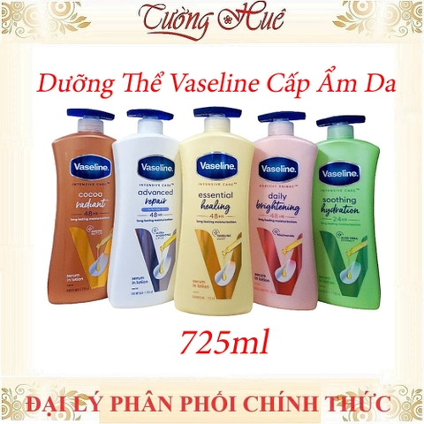Dưỡng Thể Vaseline Mỹ Nhiều Loại - 725ml (Đặc biệt chất kem chai nâu lỏng hơn những chai còn lại).