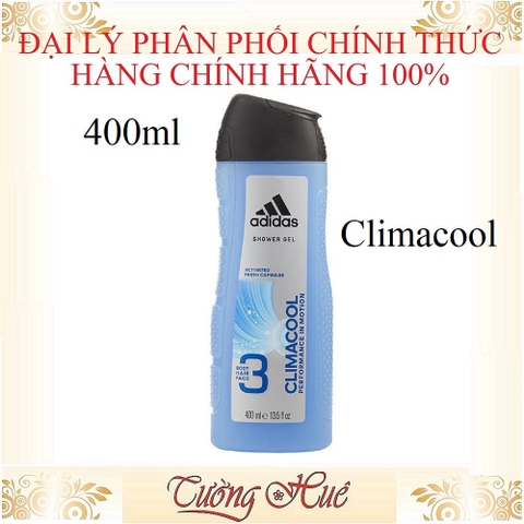 [HàngChínhHãng]Tắm Gội Rửa Mặt Adidas Dành Cho Nam Nhiều Mùi - 400ml