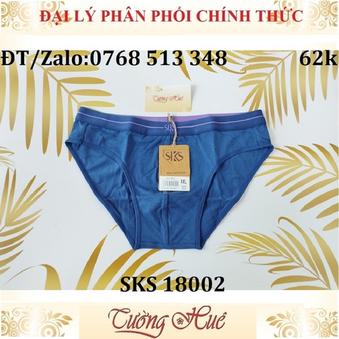 Quần lót nam Darlin SKS 18002 quần tam giác cotton trơn.