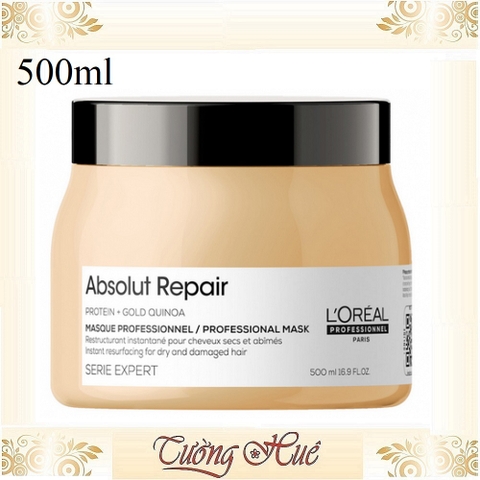 Dầu Hấp Chăm Sóc Tóc Hư Tổn Loreal Serie Expert Absolut Repair - Vàng ( Có lựa chọn )