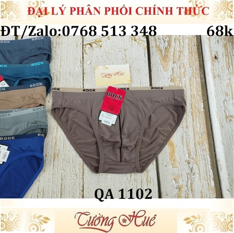 Quần lót nam Rock QA 1102 Quần lót nam tam giác thun lạnh trơn.