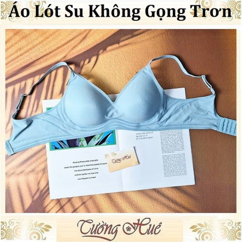 Áo Lót Nữ 885 Su Lạnh Trơn Không Gọng 3 Móc Cài.