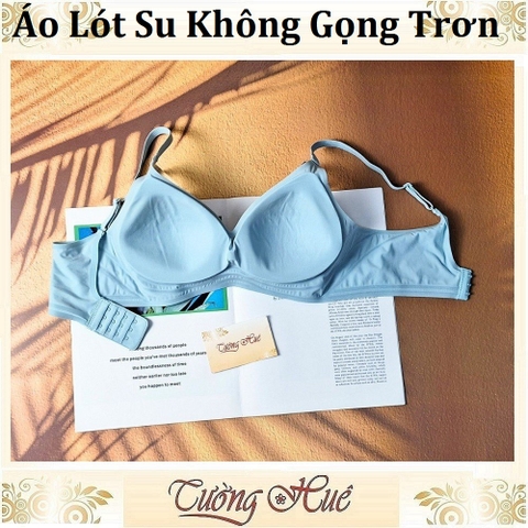 Áo Lót Nữ 885 Su Lạnh Trơn Không Gọng 3 Móc Cài.