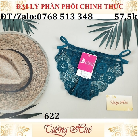 Quần lót nữ Zagu 622 ren lưng dây.