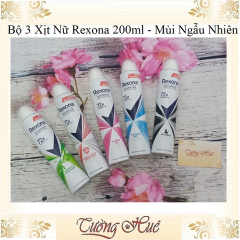 Xịt Khử Mùi Nữ Rexona MotionSense Anti-Perspirant - 200ml ( Có Lựa Chọn )