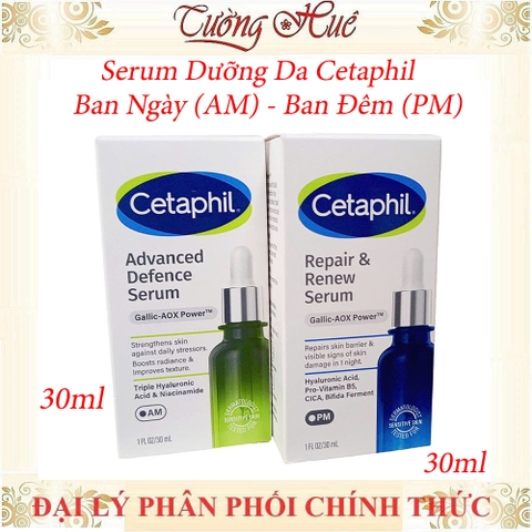 CETAPHIL SERUM Tinh Chất Bảo Vệ Dưỡng Sáng Da Ban Ngày Ban Đêm 30ML