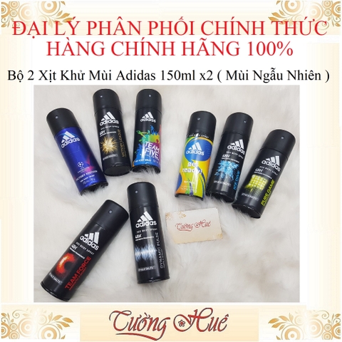 [HàngChínhHãng]Xịt Khử Mùi Nam Adidas Deo Body Spray - 150ml ( Lựa Chọn Mùi )