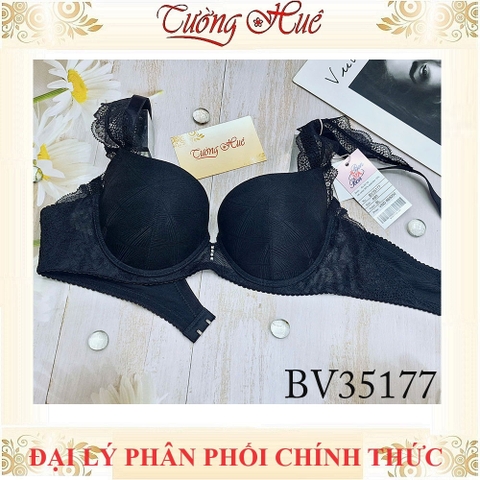 Áo Lót Nữ BonBon BV35177 Phối Ren Có Gọng Mút Dày 2.6cm Dây bản Liền Bản Lưng Vừa 2 Móc Cài