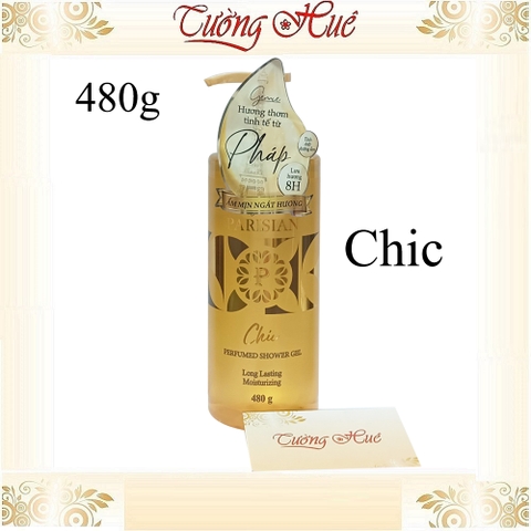 Sữa Tắm Nước Hoa Parisian CHIC & LUX Perfumed Shower Gel - 480g/265ml