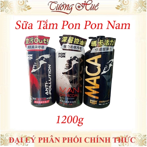 Sữa Tắm Nam Pon Pon Man Đài Loan Nhiều Mùi - 1200g