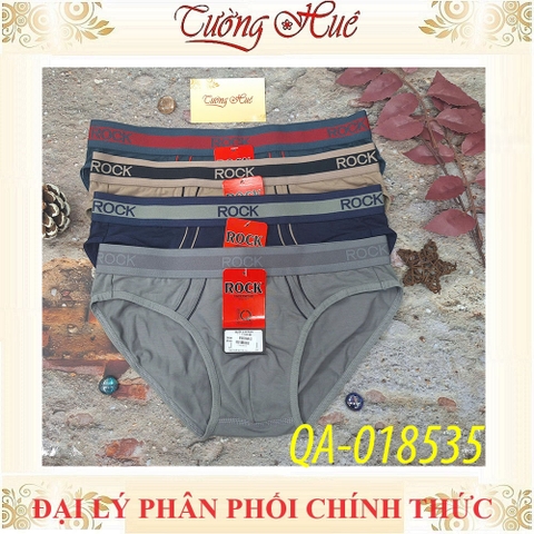 Quần lót nam cao cấp ROCK QA535 hiện đại, cotton 4 chiều co giãn 018535
