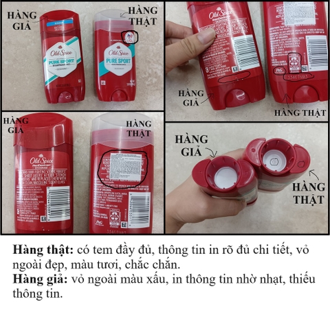 Lăn Khử Mùi Nam Old Spice Nhiều Loại - 73g/85g