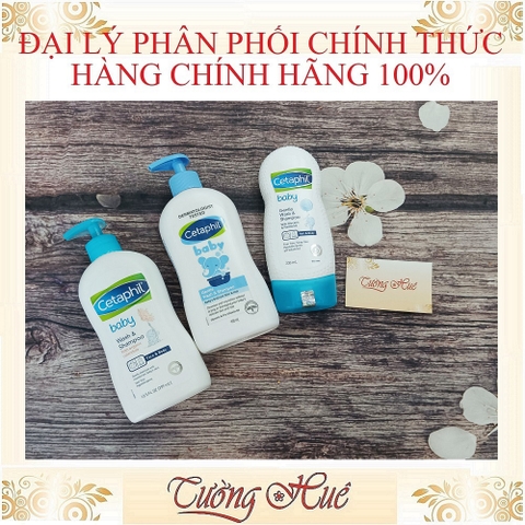 Tắm Gội Rửa Mặt Cho Bé Cetaphil Baby Wash & Shampoo ( Có Lựa Chọn )