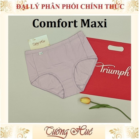 Quần lót nữ Triumph Sloggi Comfort Maxi Cotton Trơn Lưng Cao.