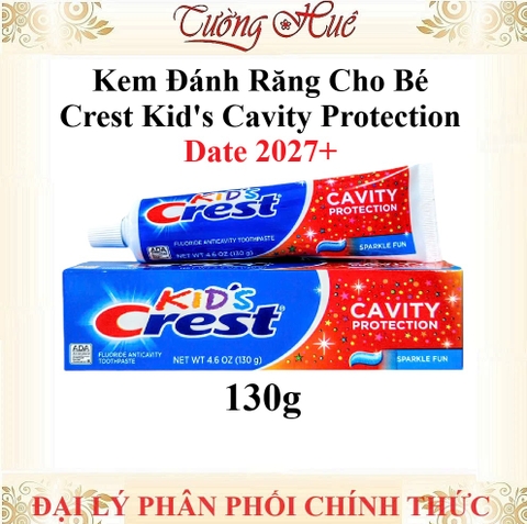 Kem Đánh Răng Cho Bé Crest Kid's Cavity Protection - 130g