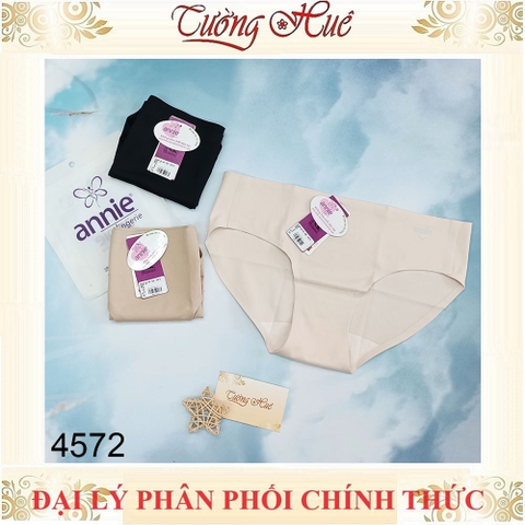Quần lót nữ annie QE4572 Su Đúc Trơn Lưng Vừa Không Đường May.