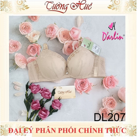 Áo lót nữ Darlin DL207 mút dày nâng ngực phối ren