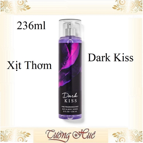 Tắm Dưỡng Xịt Bath & Body Works Dark Kiss ( Có Lựa Chọn )