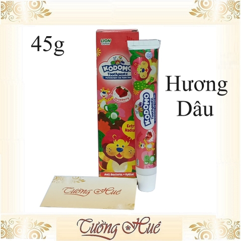 Kem đánh răng trẻ em KODOMO - 45g ( Nhiều Mùi Lựa Chọn )