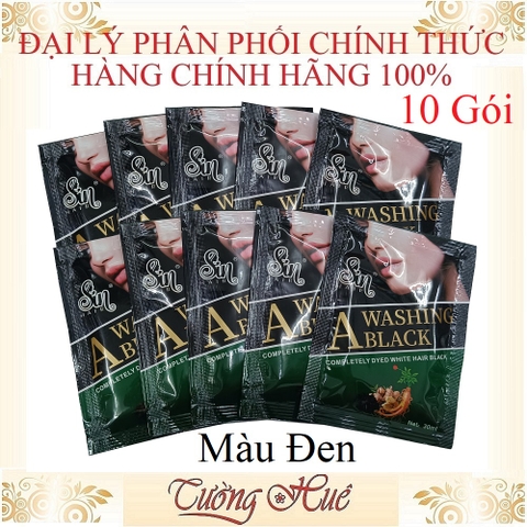 Gội Nhuộm Tóc Phủ Bạc Sin Hair Thảo Dược - 30ml ( Có Lựa Màu )