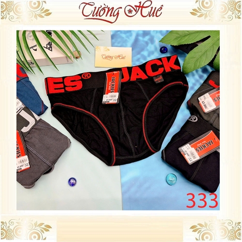 Quần Lót Nam Brief Tam Giác JACKIES 333 Bản Lưng Lớn Co Dãn Ôm Body
