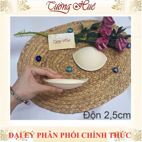 1 Cặp Mút Độn Ngực Rời Áo Lót Đệm Nâng 2,5cm Form Đàn Hồi.