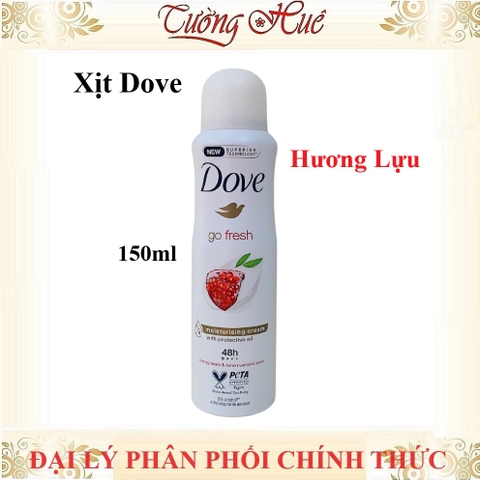 Xịt Khử Mùi Dove Nữ Anti-Perspirant Nhiều Mùi - 150ml (Có Lựa Chọn)