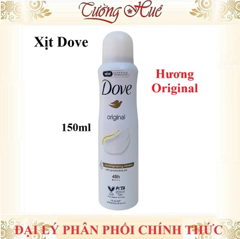 Xịt Khử Mùi Dove Nữ Anti-Perspirant Nhiều Mùi - 150ml (Có Lựa Chọn)