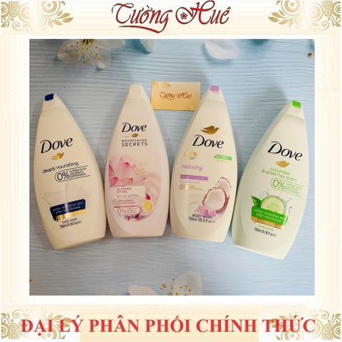 Sữa Tắm Dưỡng Ẩm Dove Nhiều Mùi - 750ml
