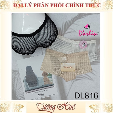 Quần lót nữ Darlin Dạng Đùi Phối Nơ DL816.