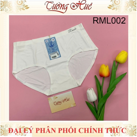 Quần Lót Nữ Su Trơn Không Đường May Lưng Vừa RML002.