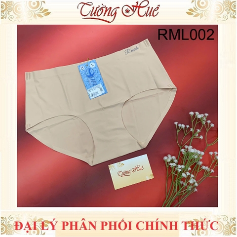 Quần Lót Nữ Su Trơn Không Đường May Lưng Vừa RML002.