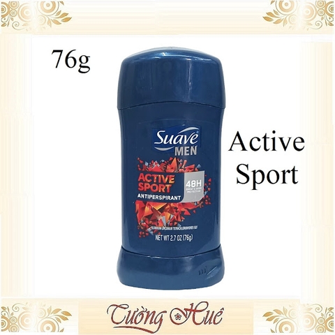 Lăn Khử Mùi Nam Suave Men Active Sport 48H Antiperspirant - 76g