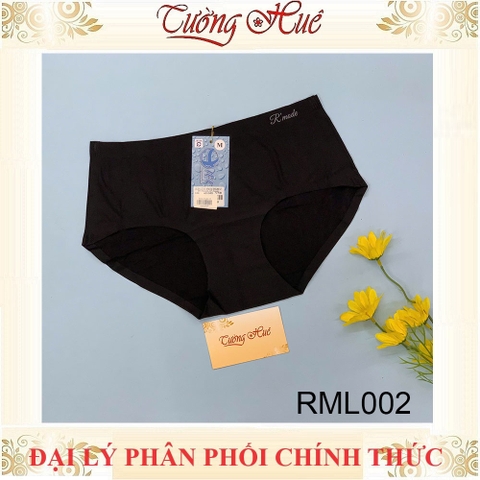 Quần Lót Nữ Su Trơn Không Đường May Lưng Vừa RML002.