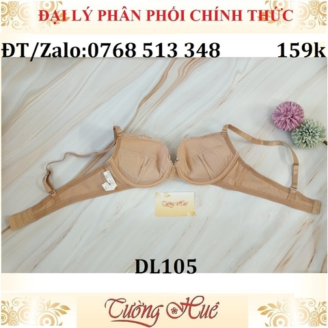 Áo lót nữ Darlin DL105 dầy nâng phối ren đệm tháo rời.