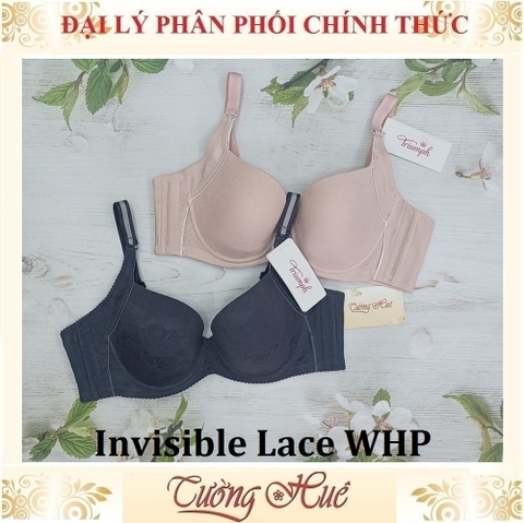 Áo lót nữ Triumph Pure Invisible Lace WHP Có Gọng Họa Tiết Phối Lưới Mút Mỏng Bảng Lưng To 2 Móc Cài.