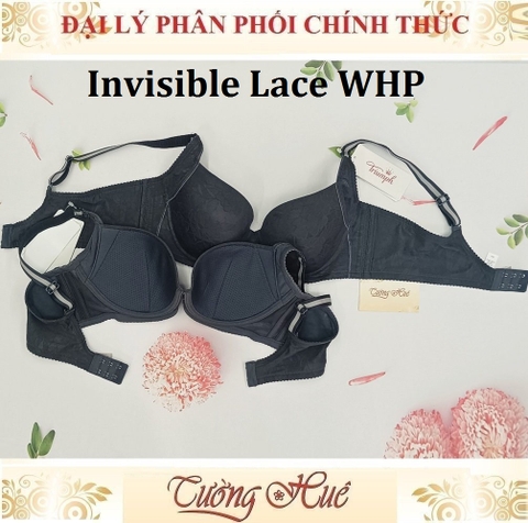 Áo lót nữ Triumph Pure Invisible Lace WHP Có Gọng Họa Tiết Phối Lưới Mút Mỏng Bảng Lưng To 2 Móc Cài.