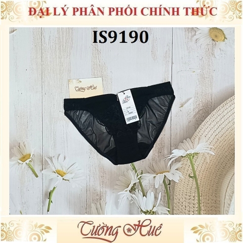 Quần lót nữ Bon Bon IS9190 Lưng Thấp Ren Phối Lưới Xuyên Thấu(FORM NHỎ).