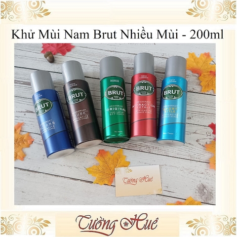 Xịt Khử Mùi Nam Brut Paris 1965 Deodorant - 200ml ( Có lựa chọn )